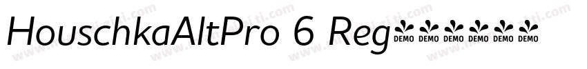 HouschkaAltPro 6 Reg字体转换
